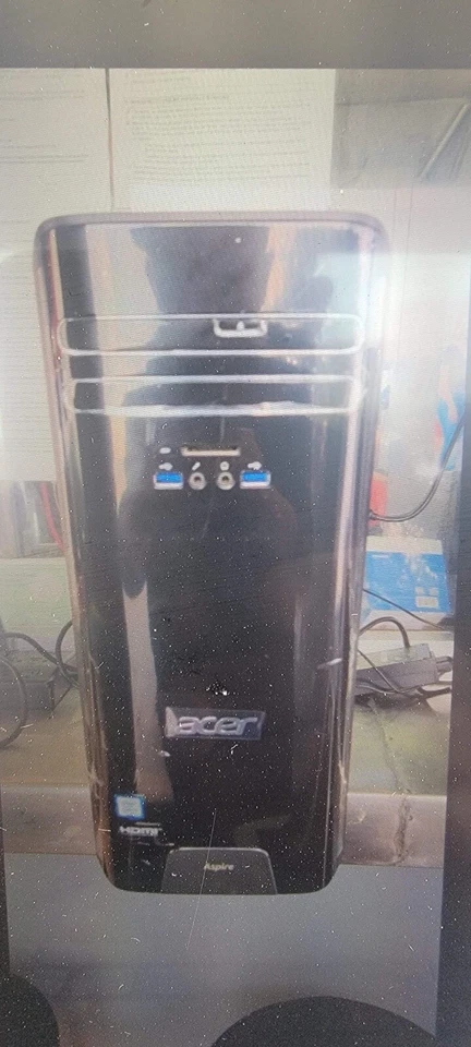 Acer Aspire TC-780 Windows 10 8GB RAM 1TB HD Intel i3-7100@3.9GHz Desktop - Image 3 of 3