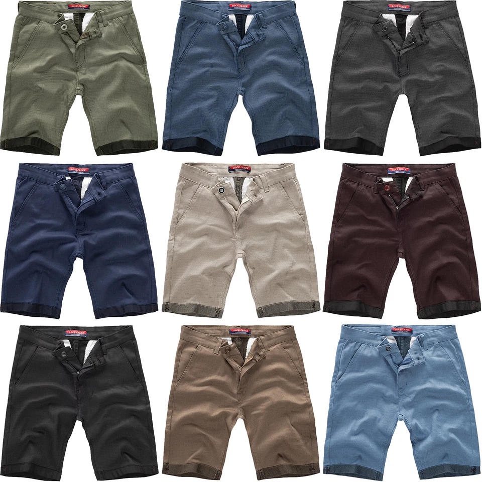Rock Creek Designer Chino Shorts Herren Short Sommerhose Elegant Bermuda RC-2204 - Bild 1 von 1