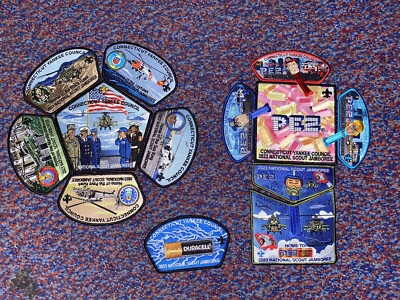 2023 Jamboree Connecticut Yankee Council Full Patch Set, Owaneco Lodge 313