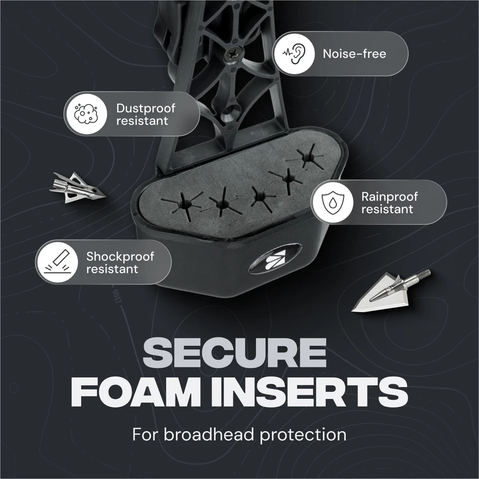 BALLISTA Bow 5-Arrow Quiver - Fit for Carbon, Wood, Aluminum, Fiberglass Arrows - Image 4 of 4