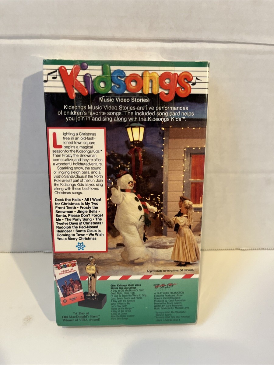 Kidsongs We Wish You a Merry Christmas VHS 1992 RARE SEALED