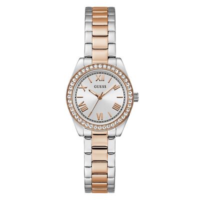 Guess Damen Uhr Armbanduhr GD MINI LUNA GW0841L3 Edelstahl bicolor