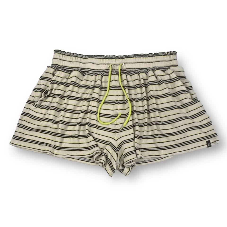 Volcom Popztone Striped Shorts Size Medium - Image 2 of 4