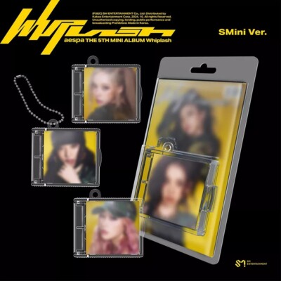 AESPA [WHIPLASH] The 5th Mini Album SMINI Ver/NFC Card+Key Ring+Photo Card+GIFT