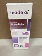 MADE OF Soothing Nipple Balm Lanolin Free Plant Based 2 OZ  FREE SHIPPING- E