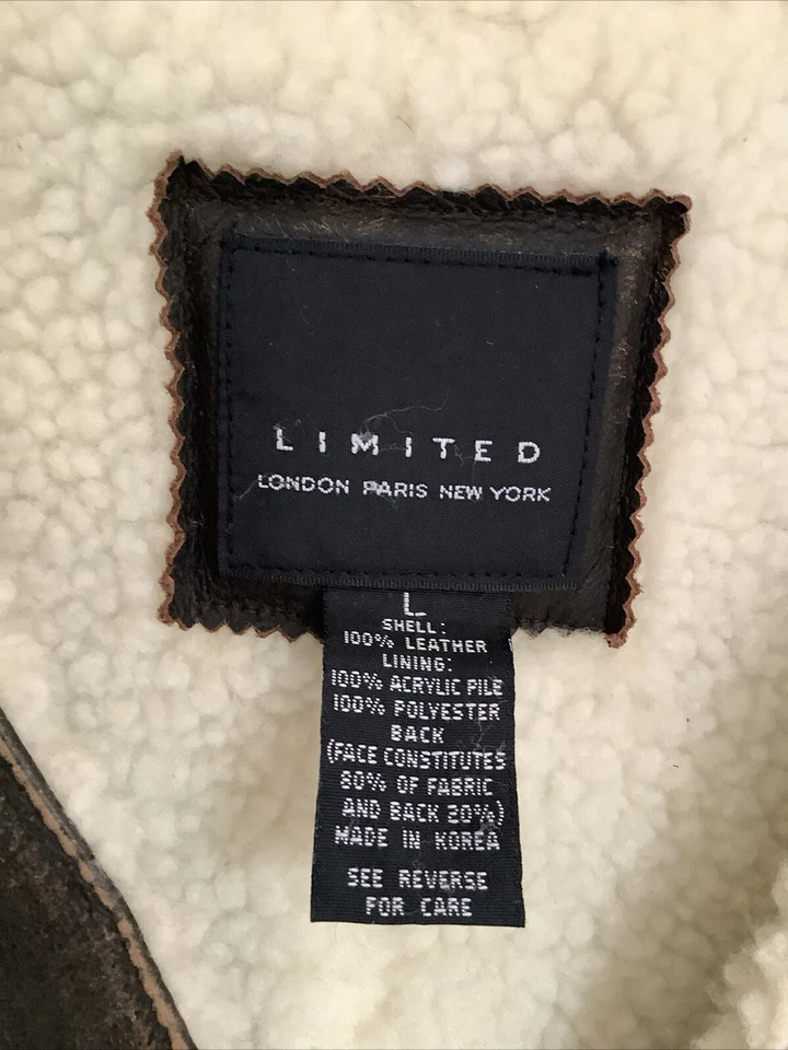 Chaleco Vaquera Western Vintage Limitado L Cuero Real Imitación Esterlina Cremallera Corta  Foto 4 de 4