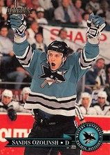 Sandis Ozolinsh 1995 Donruss #34 San Jose Sharks