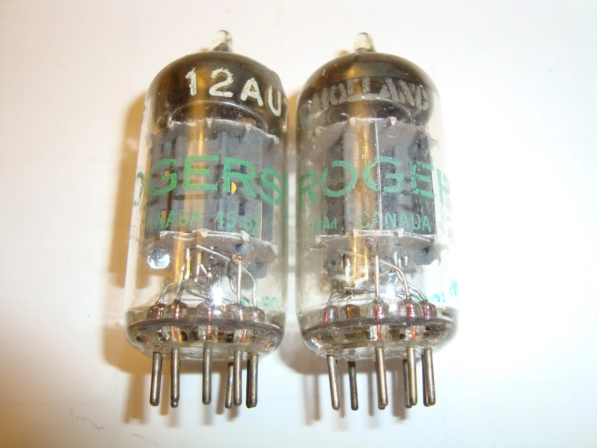 Paire De Tubes Philips 12AU7 ECC82 Green Label - Fabriqués En Hollande - Testés - Occasion
