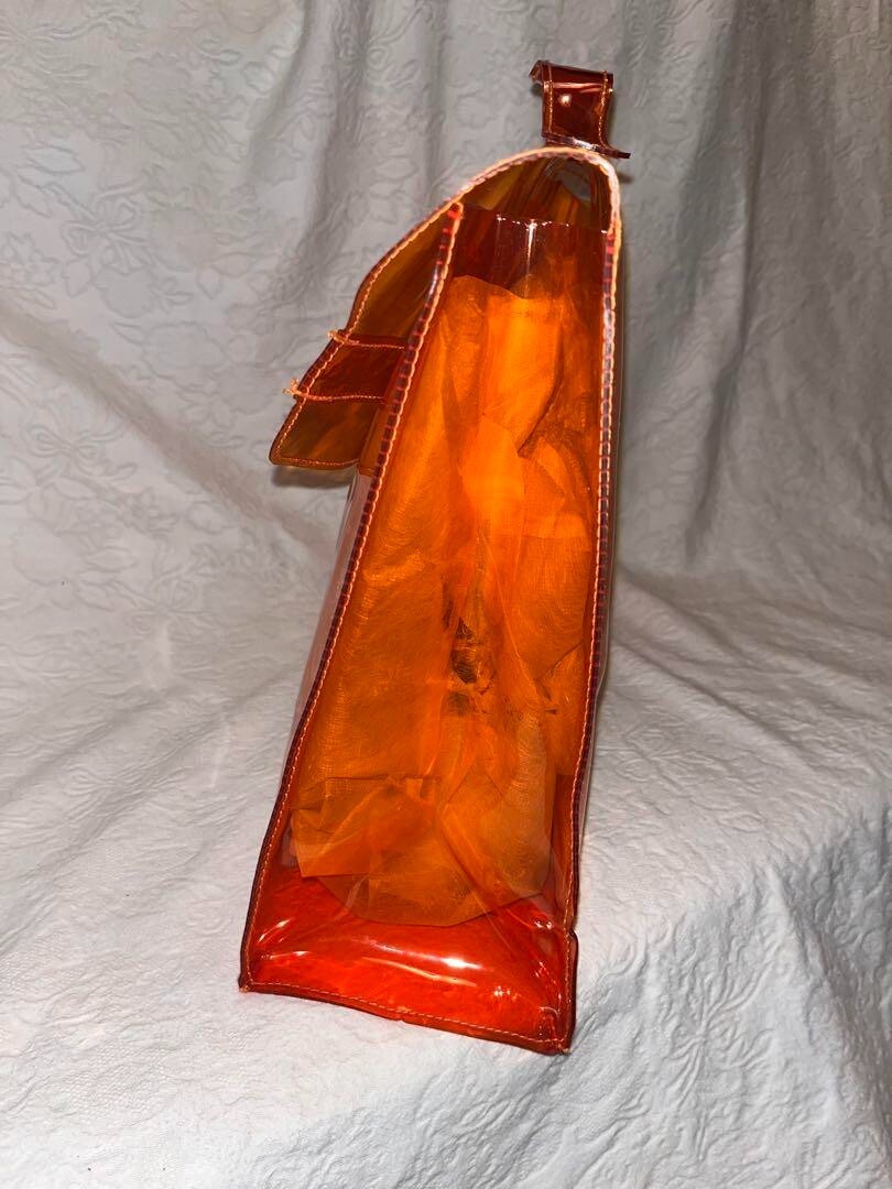 HERMES Vinyl Kelly Hand Beach Bag SOUVENIR DE L'EXPOSITION 1998