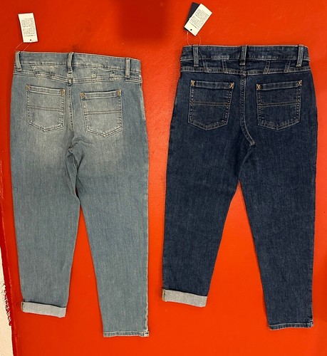 Mädchenjeans Lands End Größe 8, 2 Paar, neu mit Etikett - Bild 2 von 4