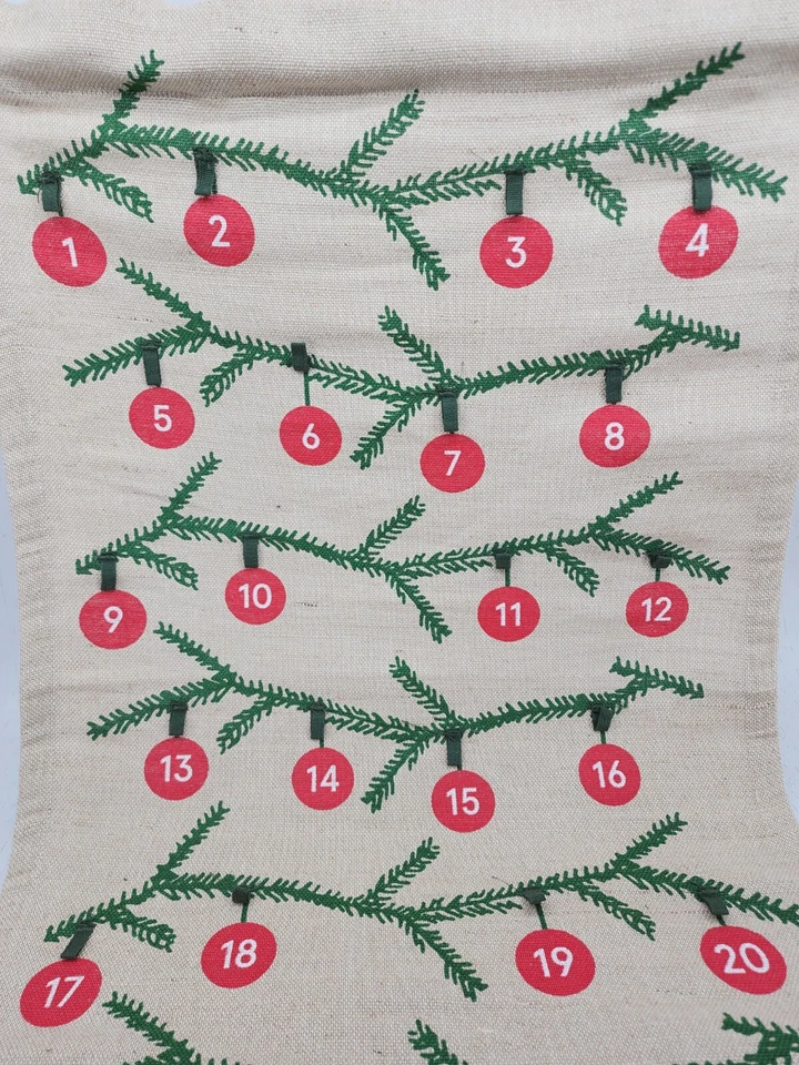 IKEA VINTERFINT Hanging Christmas Advent Calendar 24 Loops (005.608.88) NEW - Image 3 of 4