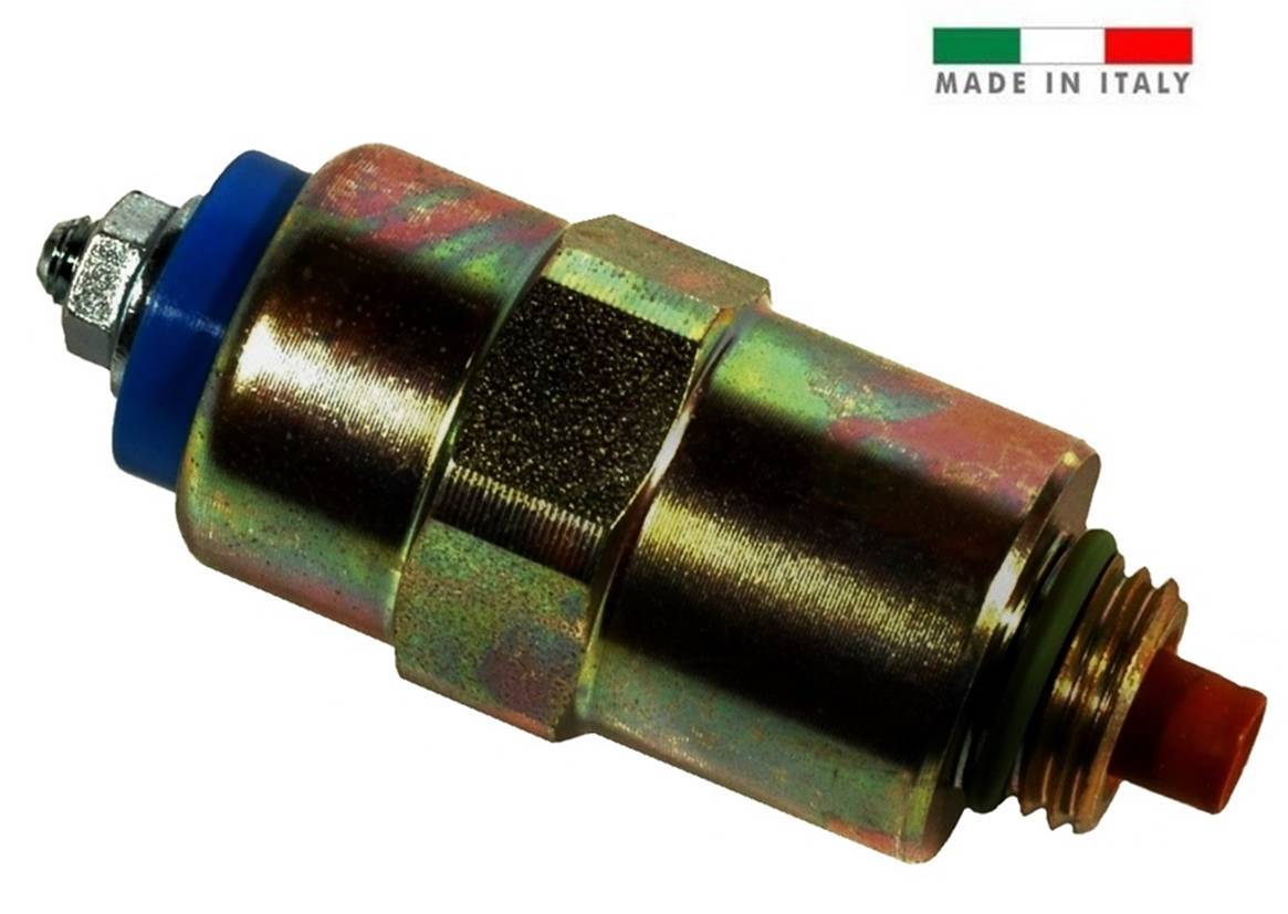 12/24V 7167-620C Fuel Shutoff Pump Solenoid For Cav Dpa Dps Perkins HPS103 7185-900T 7185-900P 26420472 7167-620D 7185900 73018 - 34