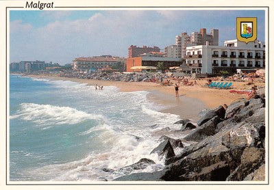 !0273 Postcard Malgrat de Mar - Beach View