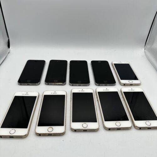 Apple Iphone 5s  Carrier Unlocked Account Locked Lot Of 10 AG 304 - Picture 1 of 12