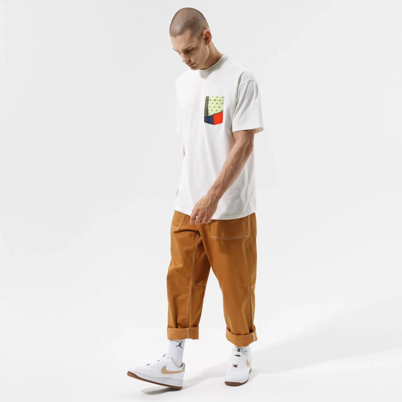 Size S 2XL Nike Sportswear NSW Men's PREMIUM Medium Weight Solid Pocket T-Shirt