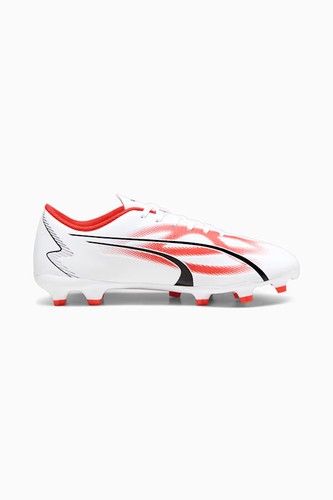 Puma Ultra Play FG/AG 107423 01 Football Boots Men White Black Fire Orchid TF625 - Picture 8 of 18