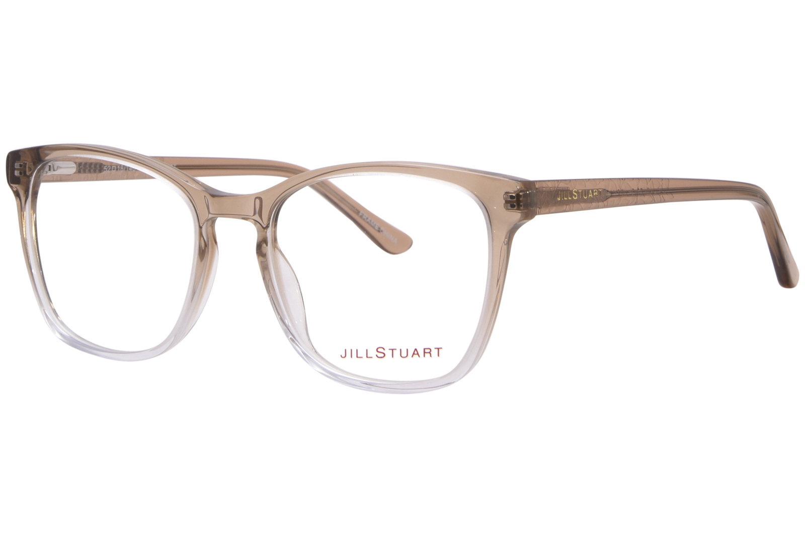 Очки женские Jill Stuart JS453-3 в коричневой оправе квадратной формы 52 мм 17690₽