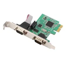 High Speed 2 Port RS-232 RS232 Serial Port COM to PCI-E PCI Express Card NEW