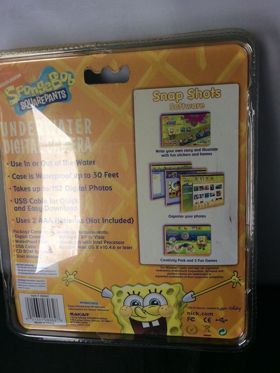 RARE SpongeBob Squarepants Nickelodeon 2010 Viacom Digital RARE SpongeBob Squarepants Nickelodeon 2010 Viacom Digital