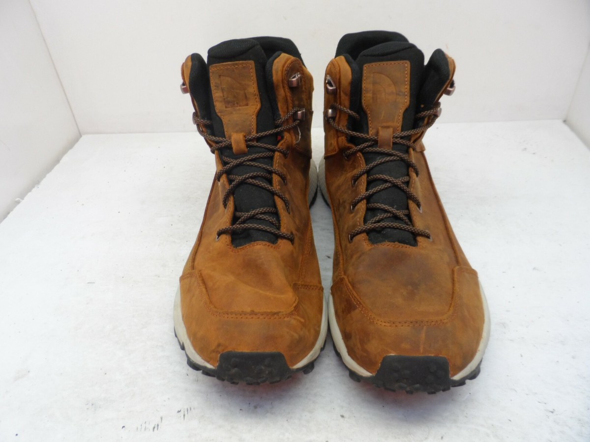 The North Face Leather Hiking Boots Men’s 9.5 Brown Mid Trail Outdoor Trek Shoes Amazon.com | The North Face Men main image 2