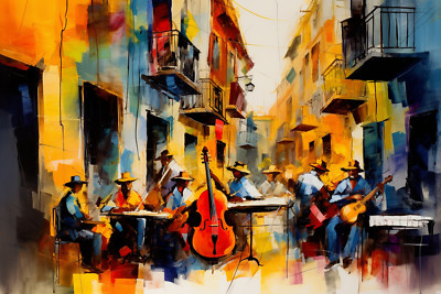 Puerto_Rico_Fiesta_De_La_Calle_San_Seba6 - 24in(H)*36in(L) Wall Art Print