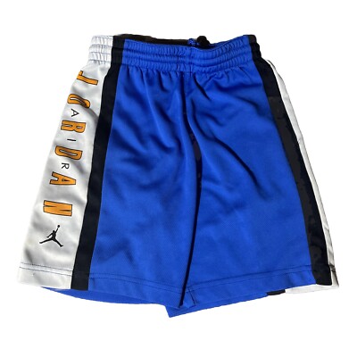 BOY'S Dri Fit AIR JORDAN SHORTS - Blue & Black - Size 5-6