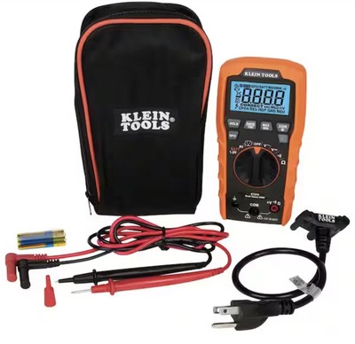 NEW Klein ET270 Digital Multi-Tester DMM W/ Built In Receptacle Tester