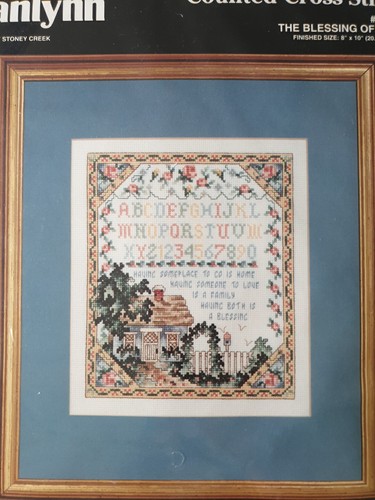 Janlynn The Blessing Of Home 14 Count Cross Stitch Kit Sealed - Picture 2 of 3