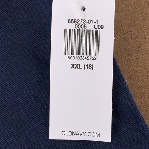 Old Navy Girls Size XXL (18) Blue Stretch Sleeveless School Uniform Dress NWT - Picture 3 of 5