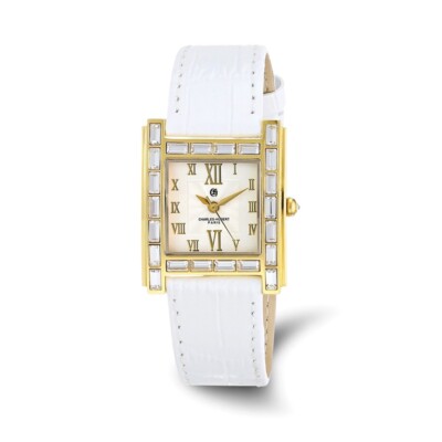 Charles Hubert Ladies Stainless Crystal Bezel 27 x 32mm Watch Charles Hubert Ladies Stainless Steel Watch - Swarovski  main image 3