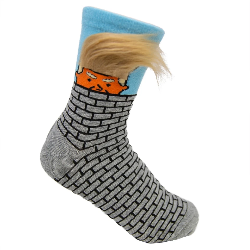 Calcetines Trump 2024 con Pelo y Peine Unisex Divertido Regalo para Marido Presidente MAGA Foto 3 de 4