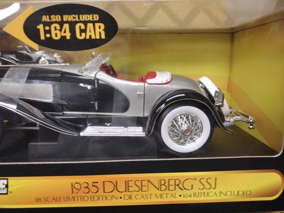 ERTL AMERICAN MUSCLE CLASSICS 1935 DUESENBERG SSJ 1/18 y 1/64 diecast 32879 (nuevo en caja Foto 3 de 4