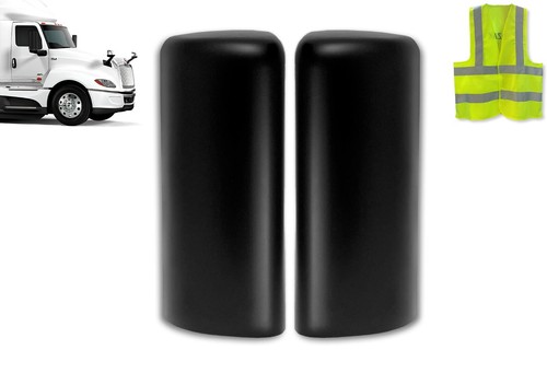 Black Door Mirror Covers Pair Left and Right International LT625 - Foto 2 di 7