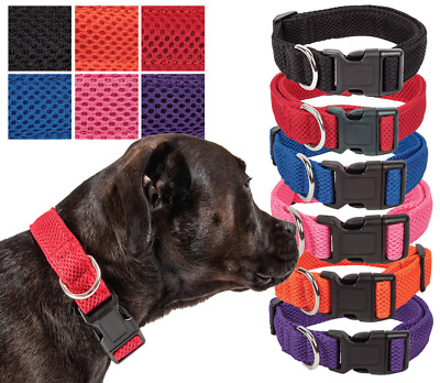 Pet Life 'Aero-Mesh' 360 Dual-Sided Mesh Adjustable Breathable Pet Dog Collar