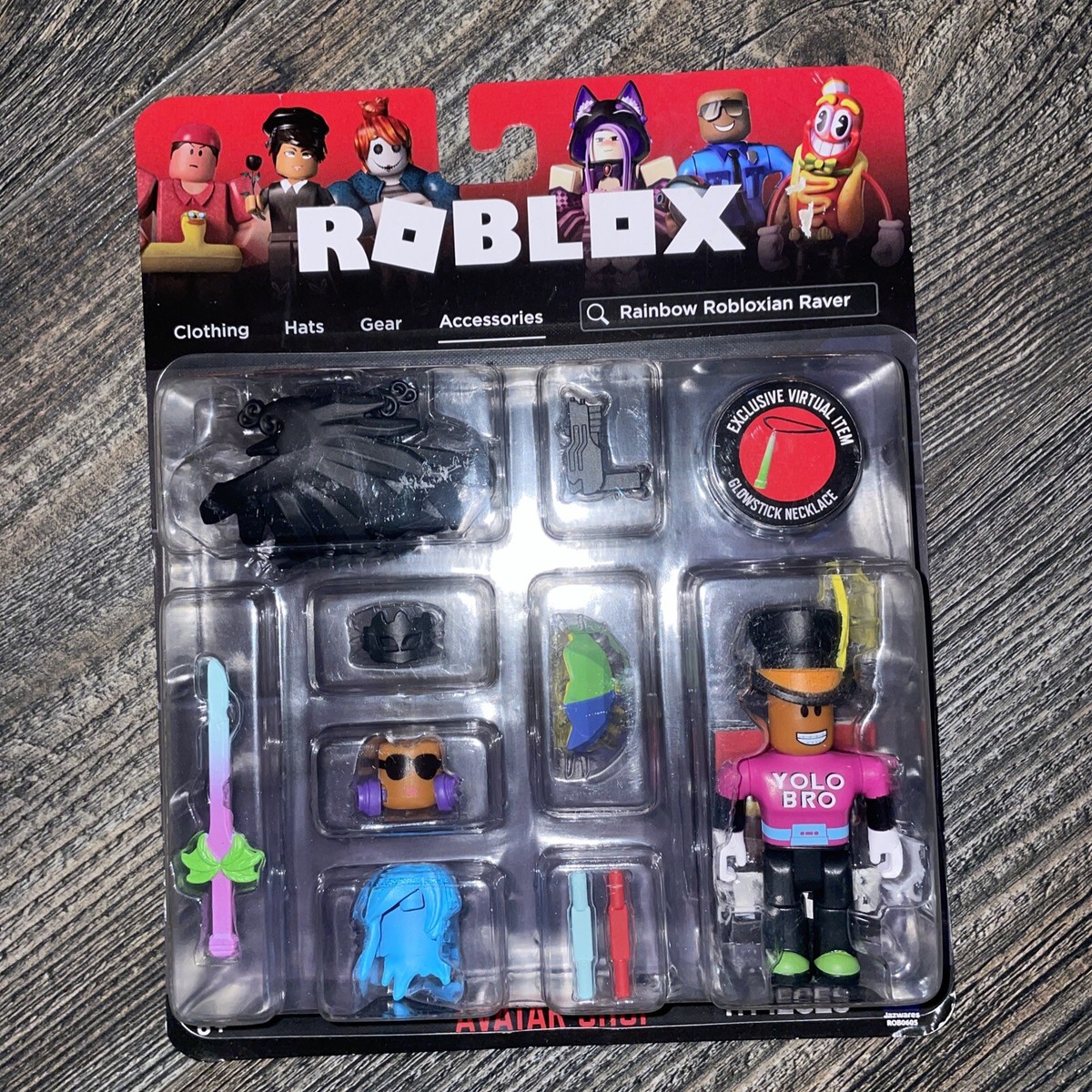 Ravenous Rabble EA2枚セット promo Roblox Avatar Shop Rainbow Robloxian Raver 11 Pc Exclusive
