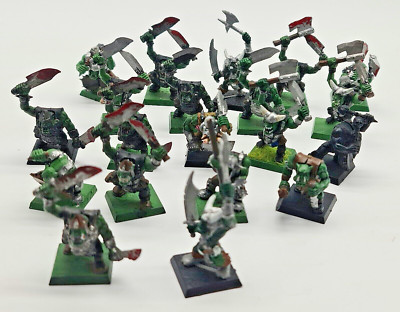 Orc Warriors Regiment Boyz Orks & Goblins Warhammer Fantasy