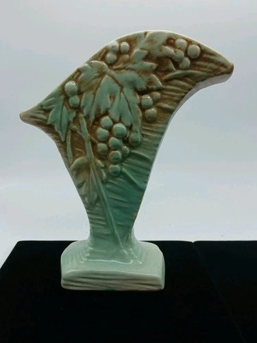 Vintage McCoy MCM Grape Vine Vase