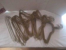 ST Lot Of 125 Vintage Metal Wire Clothes Hangers