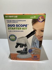 My First Lab Duo Scope Starter Kit 2-in-1 Microscope W Accessories