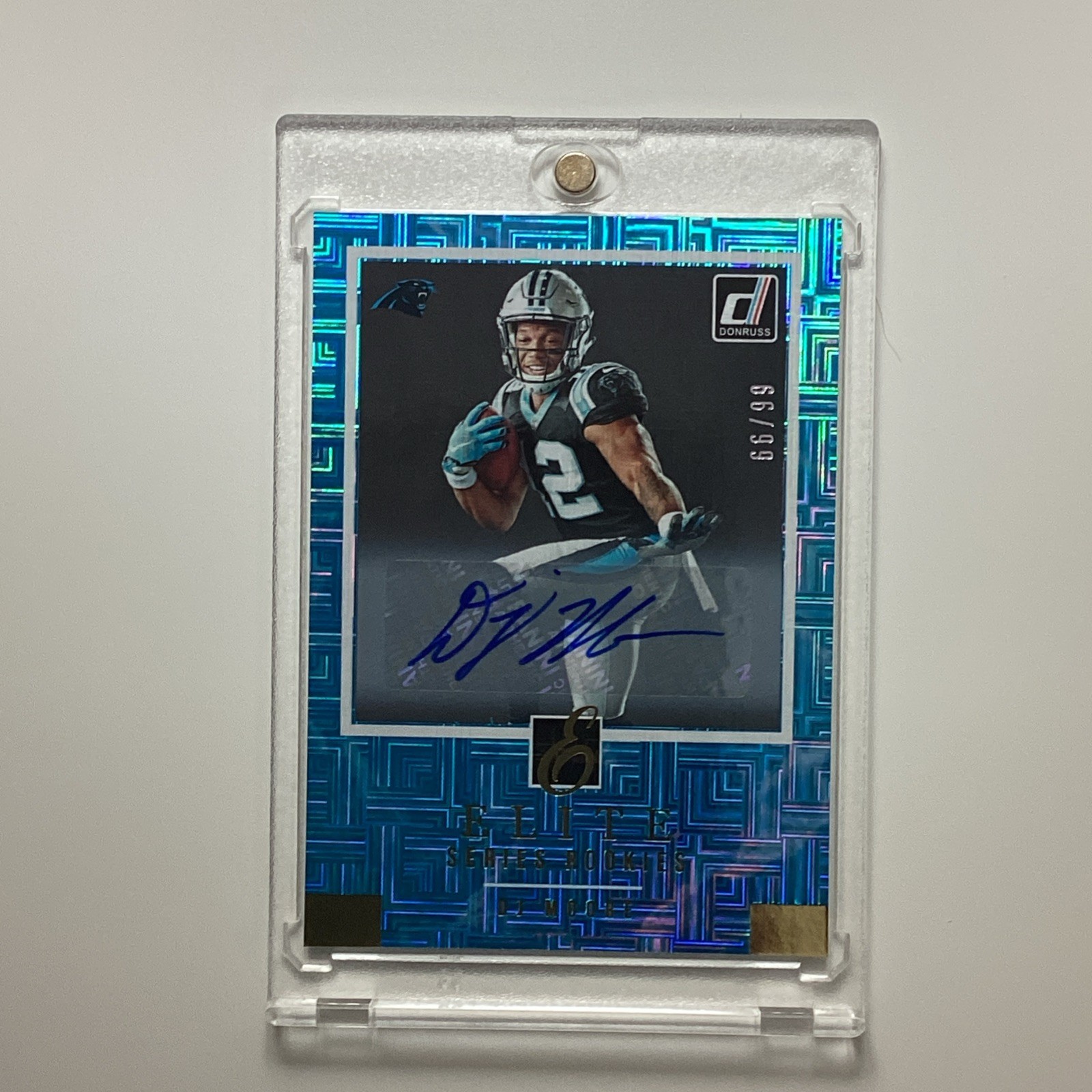 2018 Panini Donruss - The Elite Series Rookies D.J. Moore #ESR-16 Auto /99