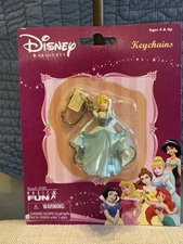 2006 Disney Princess Cinderella Keychain Clip Brand New Sealed Rare Basic Fun