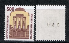 Bund MiNr. 1679 Sehensw&uuml;rdigkeiten RM mit Z&auml;.-Nr. postfrisch