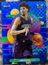 Lamelo Ball 2025-26 Topps Finest Basketball 37/75 Blue X-Fractor Uncommon #150