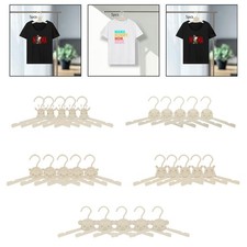 5x Kleiderbügel Holz Geschenke Hängen Racks Kompakte für Kinder Kindergarten