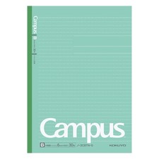 Kokuyo Campus Notebook Green Cover Dotted Rule Width 6mm No-3CBT-G 30 Pages