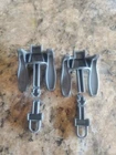 1985 GI Joe USS Flagg Anchor Set-Both Broken-Original Part  Repairable