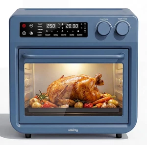 Numérique Air Fryer Grille-pain Oven Combo, 25L Convection de contre-four, 10-In-1 Mu