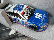 1/24 Dale Earnhardt Jr Signed 2016 #88 Nationwide  Saluts Chevy Impala SS