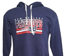 New England Patriots NFL TEENS Long Hoodie Hooded Sweatshirt Junior M 7/9 NEW