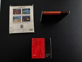 TurboGrafx 16 Box Case Manual Lot Aero Blasters Cybercore NO GAMES INCLUDED